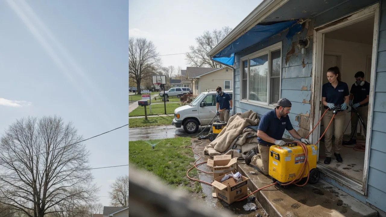 Basement Flood Cleanup in Kingman, KS near me